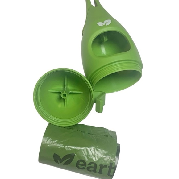 Earth Rated Dog Poop Bag Dispenser Holder with Dog Poop Bags, [15 Bags] - Picture 3 of 9